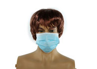 Máscara protetora descartável com laço elástico da orelha, máscara da cor azul da boca para a proteção