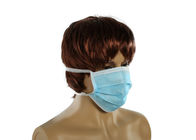 Máscara cirúrgica descartável de 3 dobras com o laço em hospitais/clínica/utilização centro de saúde