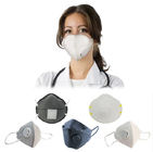 Máscara de respiração industrial Dustproof da anti máscara FFP2 dobrável ínfima